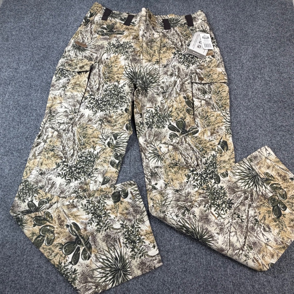 GameGuard Outdoors Brush Pant Camo Cargo Hunting Pants Men XL 3000GGCX NEW 38/34